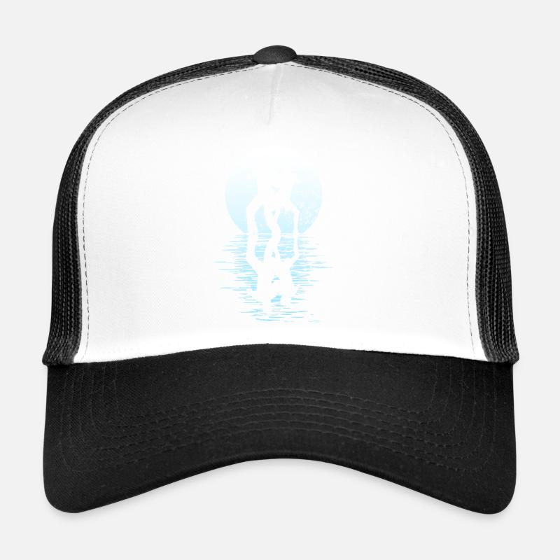 Tänzer Tanzpaar Tanzen, Tanz Rumba Fox Tango Salsa - Trucker Cap - Weiß/Schwarz
