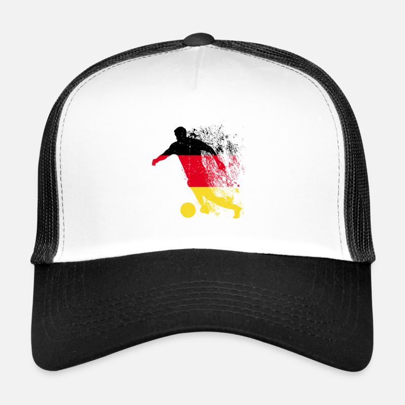 de l’équipe d’Allemagne - Casquette trucker  - blanc/noir