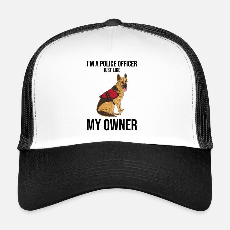 Polizeibeamter Polizeihund Trucker Cap