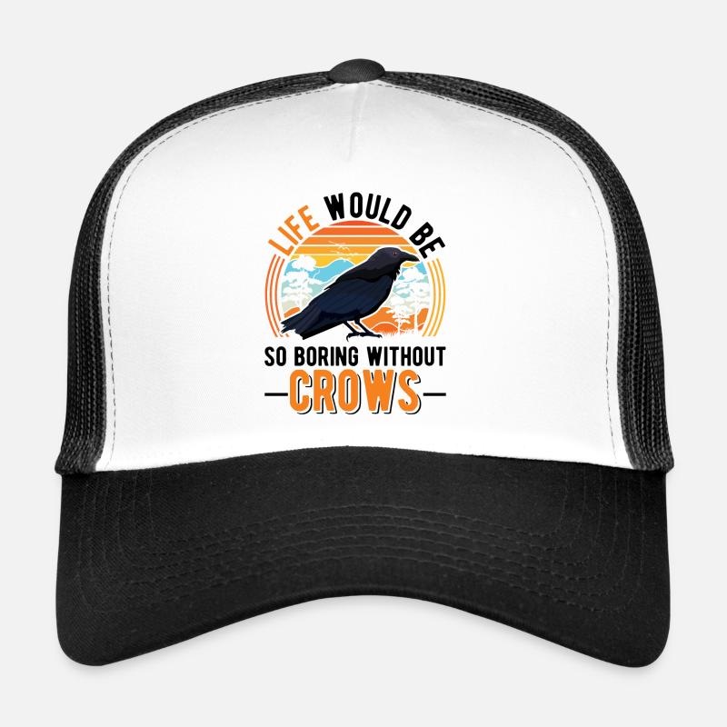 Corbeau Corbeau Corbeau Élevage Corbeau Éleveur de corbeaux Casquette trucker 