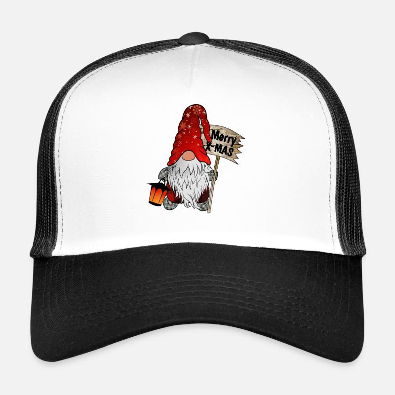 Noël Nain Noël Gnome Joyeux Noël Casquette trucker 