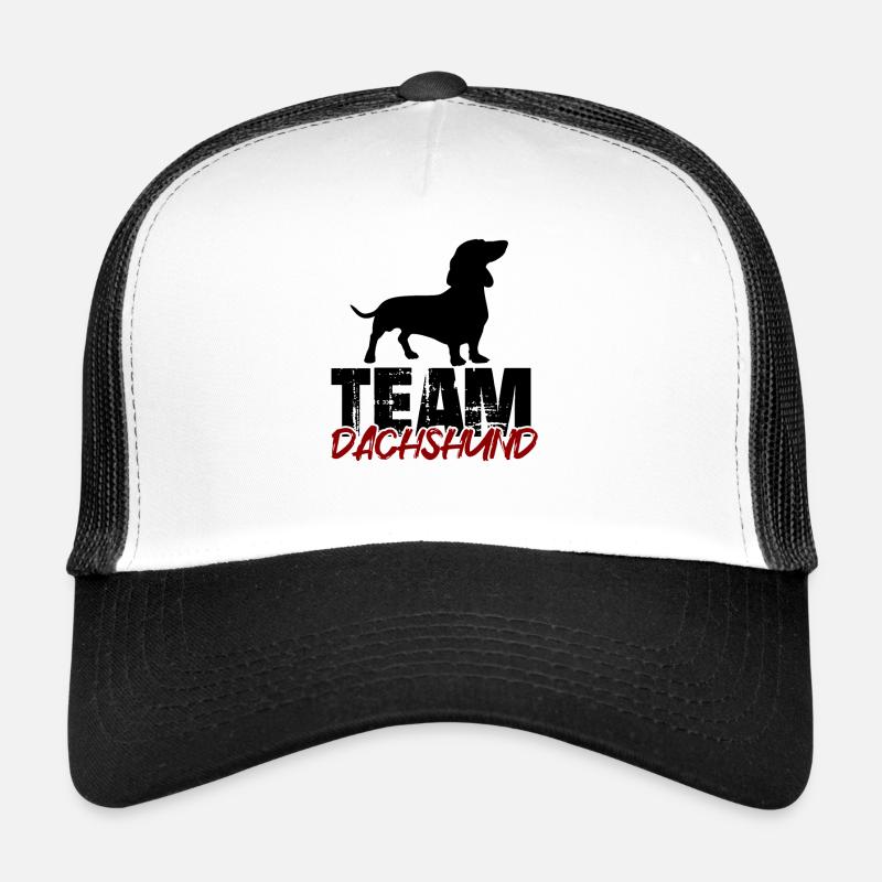 Team Dackel - Trucker Cap - Weiß/Schwarz