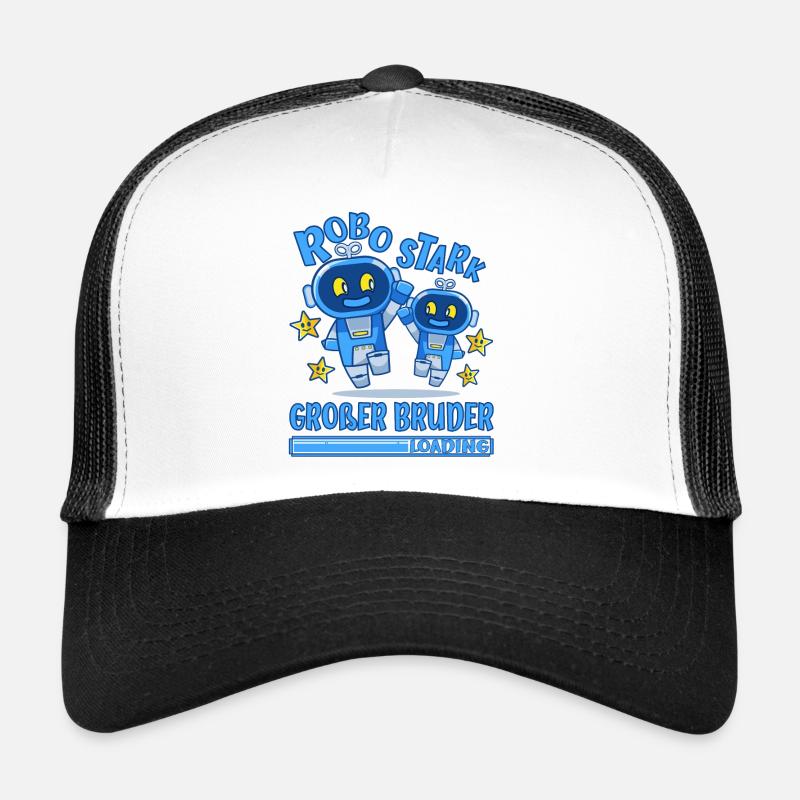 Big Brother Robot Siblings Offspring Idea Casquette trucker 