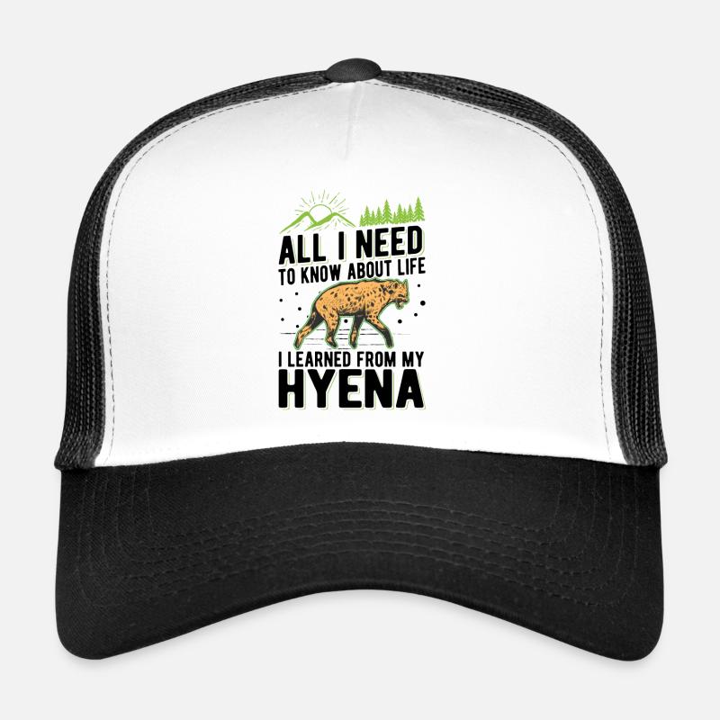 Hyäne Geschenk Erdwolf Hyena Trucker Cap