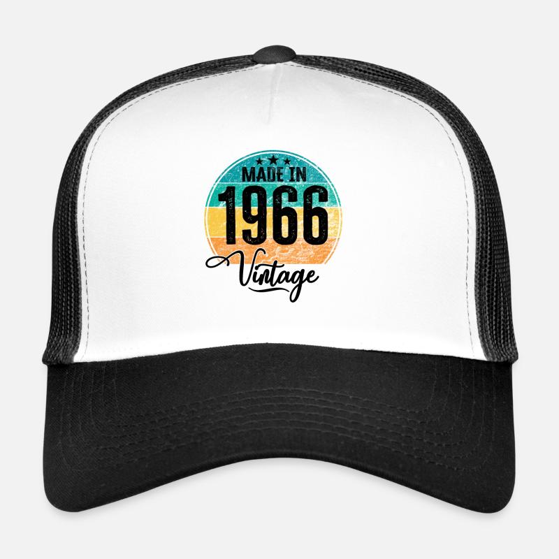 Millésime Fabriqué en 1966 Année de naissance 1966 Anniversaire Casquette trucker 
