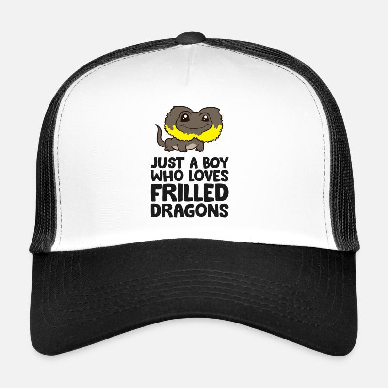 Just a Boy Who Loves Frilled Dragons Trucker Cap