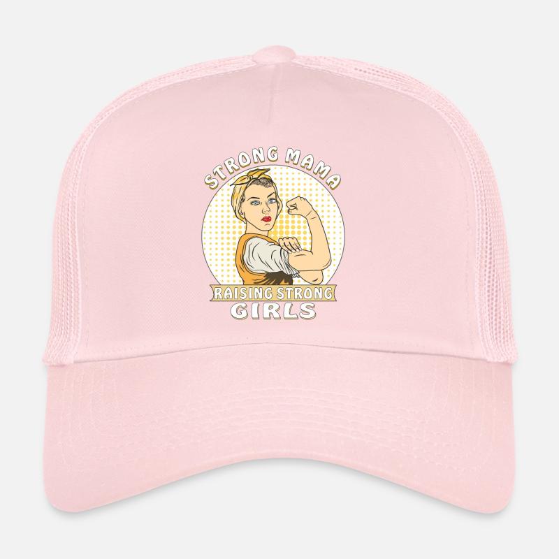 MAMAN FORTE ÉLEVANT DES FILLES FORTES Casquette trucker 
