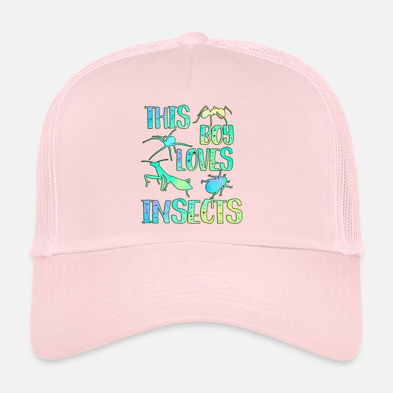 Ce garçon aime les insectes Casquette trucker 