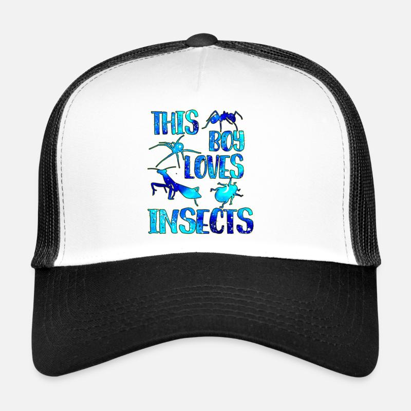This boy loves insects Trucker Cap