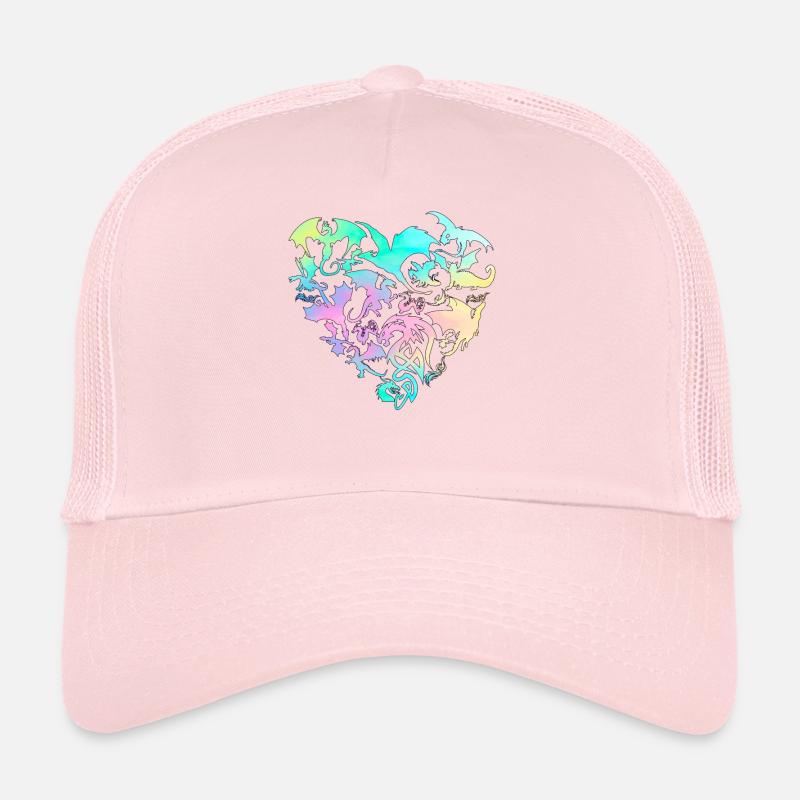 Cœur de dragon Casquette trucker 