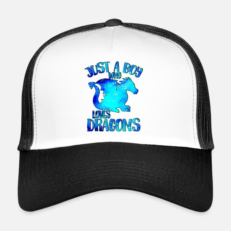 Nur ein Junge, der Drachen liebt Trucker Cap