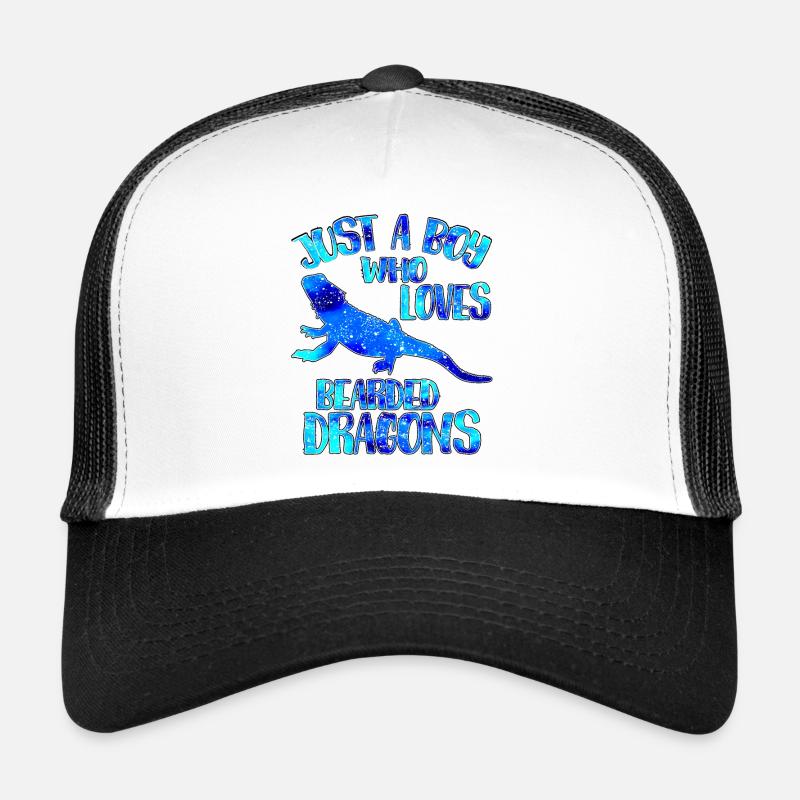 Juste un garçon qui aime les dragons Casquette trucker 