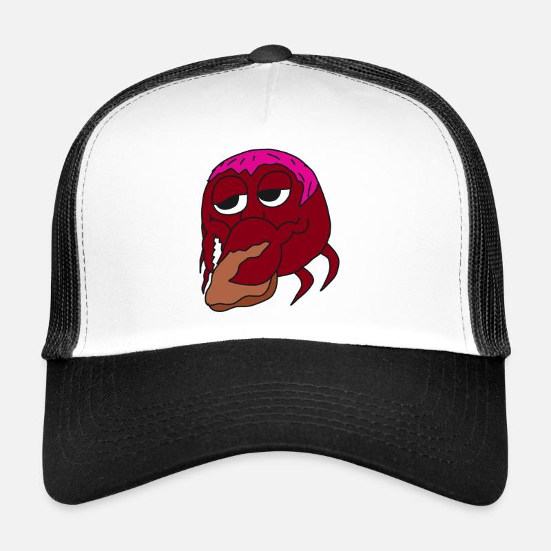 Happiness A Crab Making Biscuits - Trucker Cap - white/black