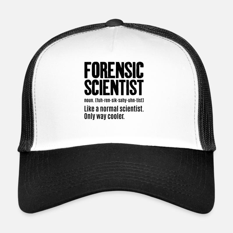Forensic Scientist Definition Psychology Science Trucker Cap