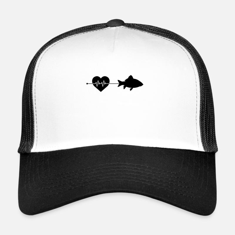 Fisch Herzschlag Trucker Cap