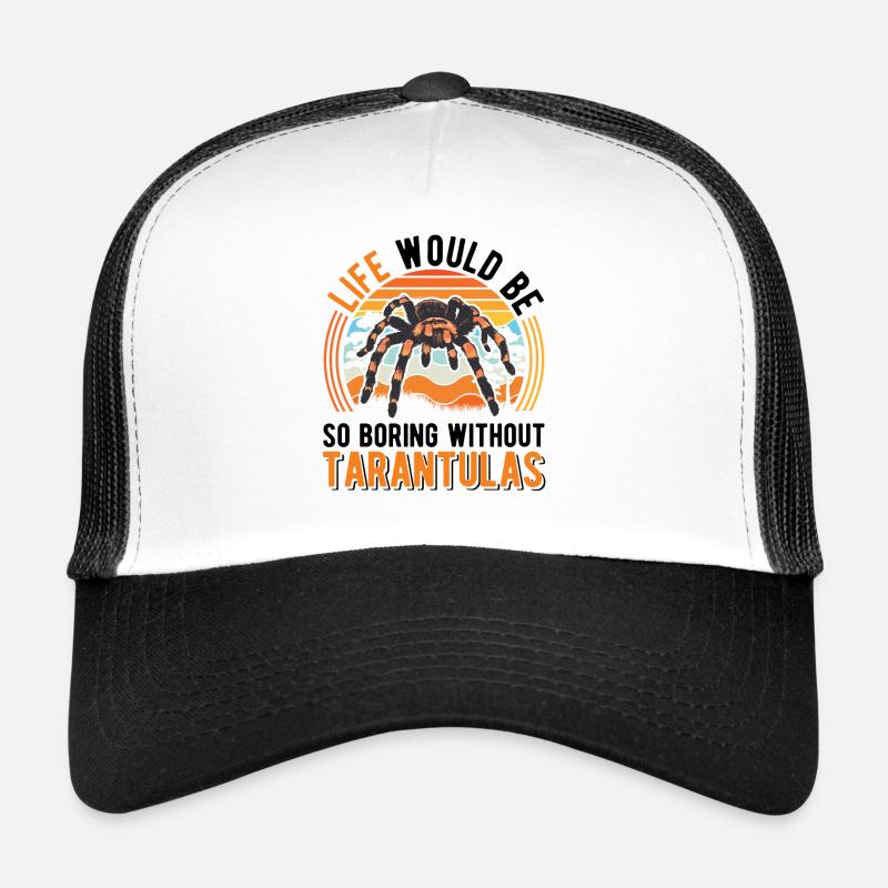Tarentule Araignée Tarentule - Casquette trucker  - blanc/noir