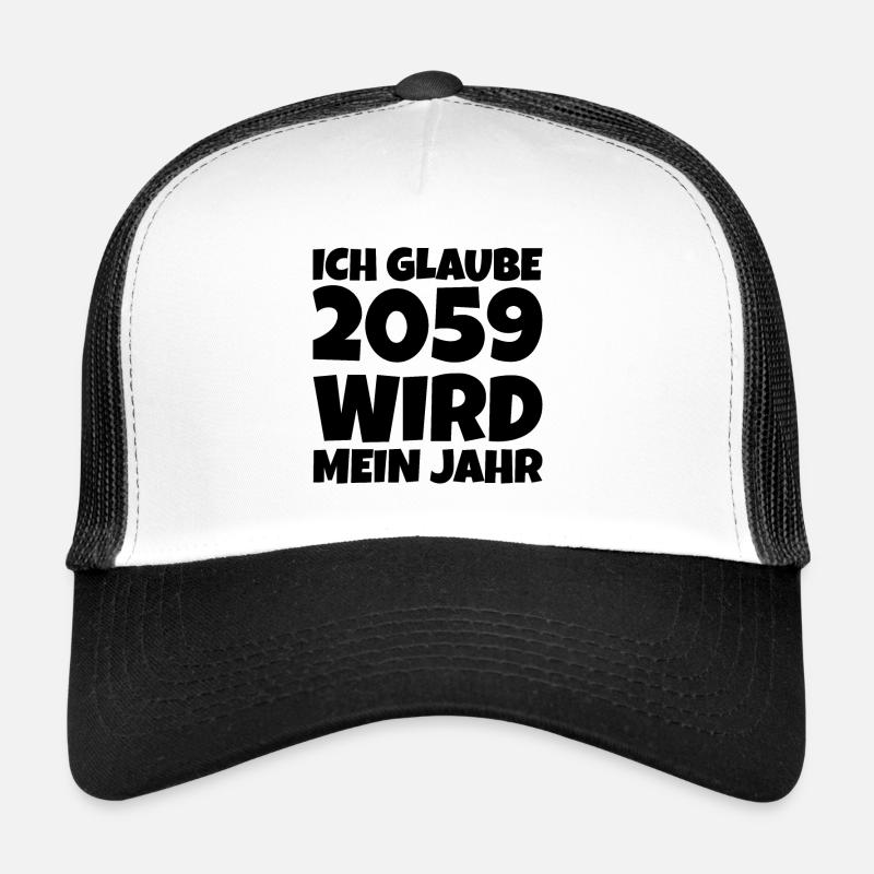 Mein Jahr Spruch 2059 witzig Trucker Cap