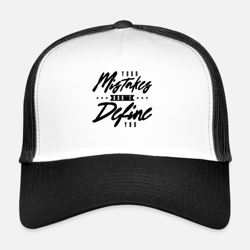 Erreur Sagesse Citations Positivité Vie Citations Casquette trucker 