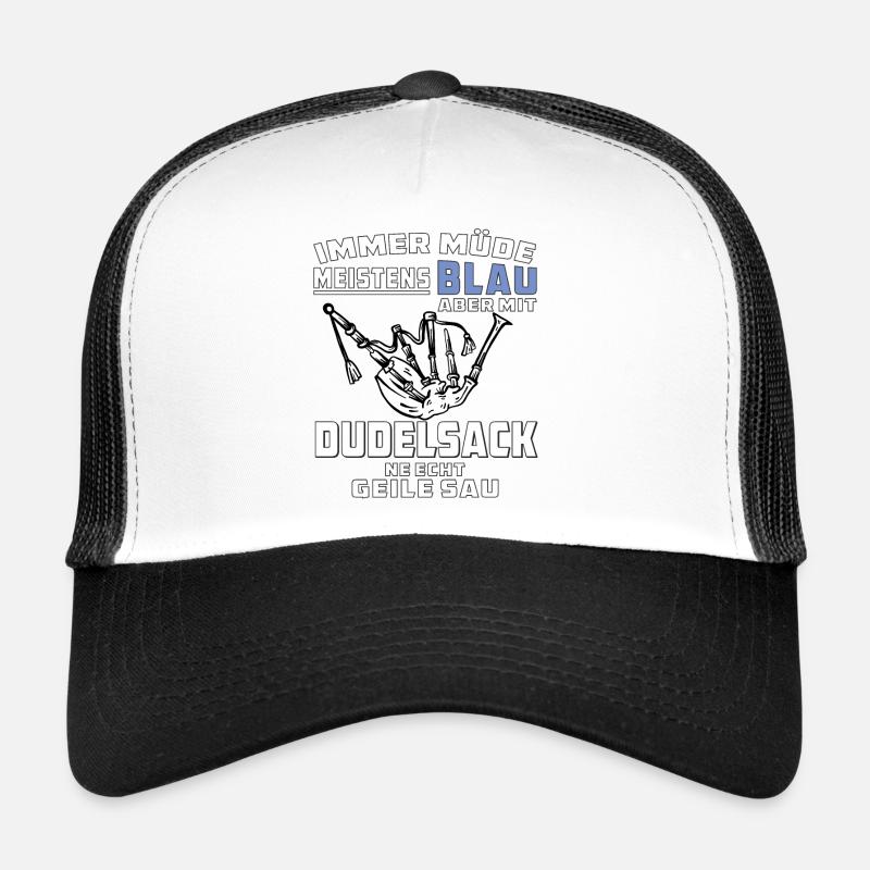 IMMER MÜDE MEISTENS BLAU DUDELSACK Trucker Cap