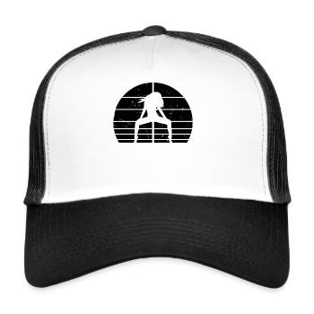 Sunset Pole Dance - Pole Dancing Pole Dancer - Pol - Trucker Cap - white/black - Front