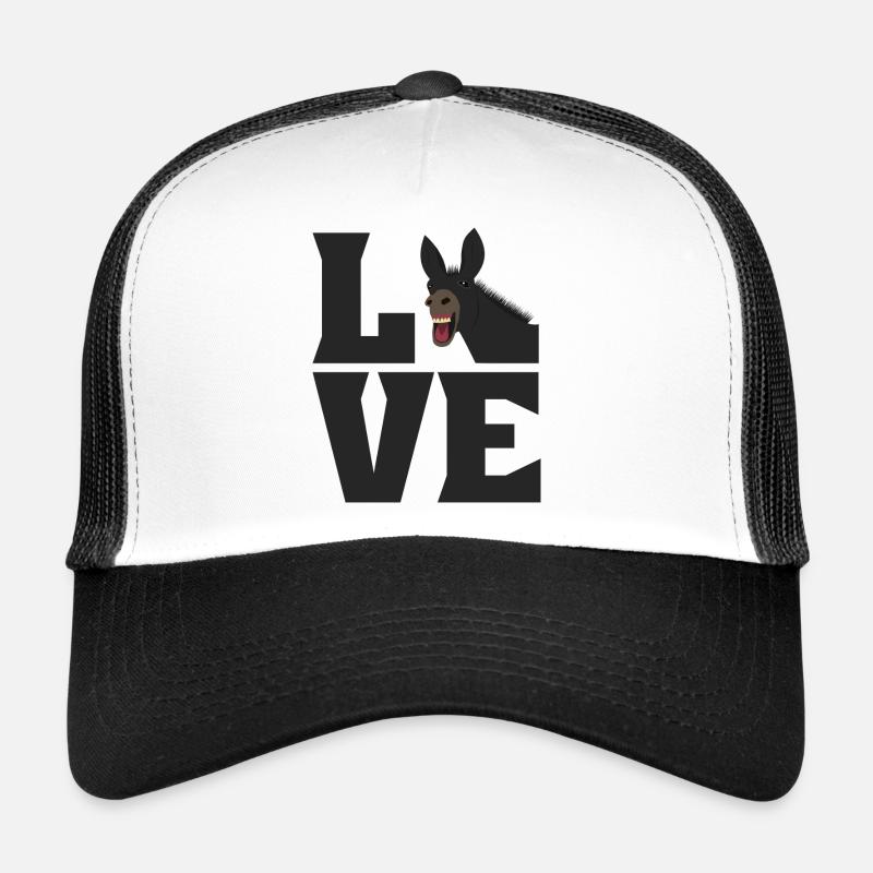 LOVE Muli Esel Liebe Maultier Pferd Trucker Cap