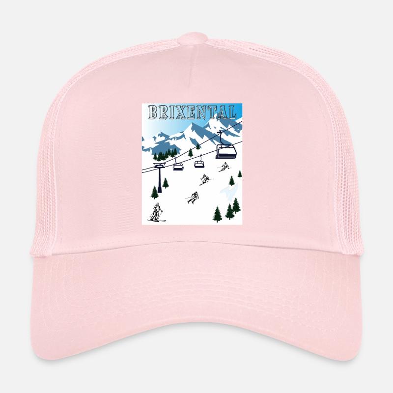 SKI DANS LA VALLÉE DE BRIXENTAL Casquette trucker 