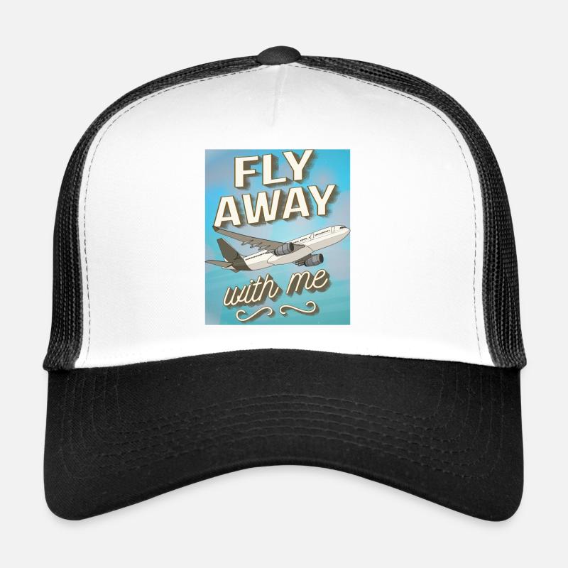 L’AVION S’ENVOLE AVEC MOI Casquette trucker 
