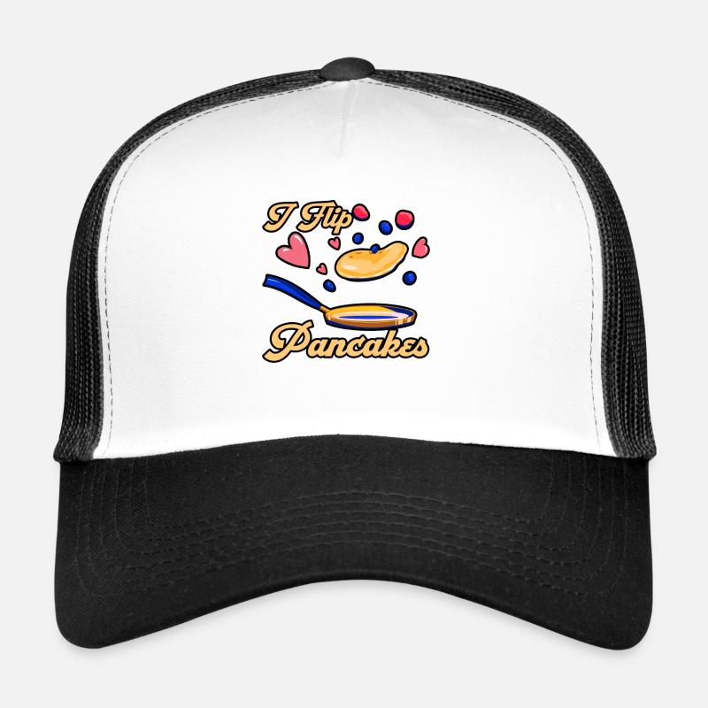 Petit-déjeuner à bascule à la machine à crêpes Casquette trucker 