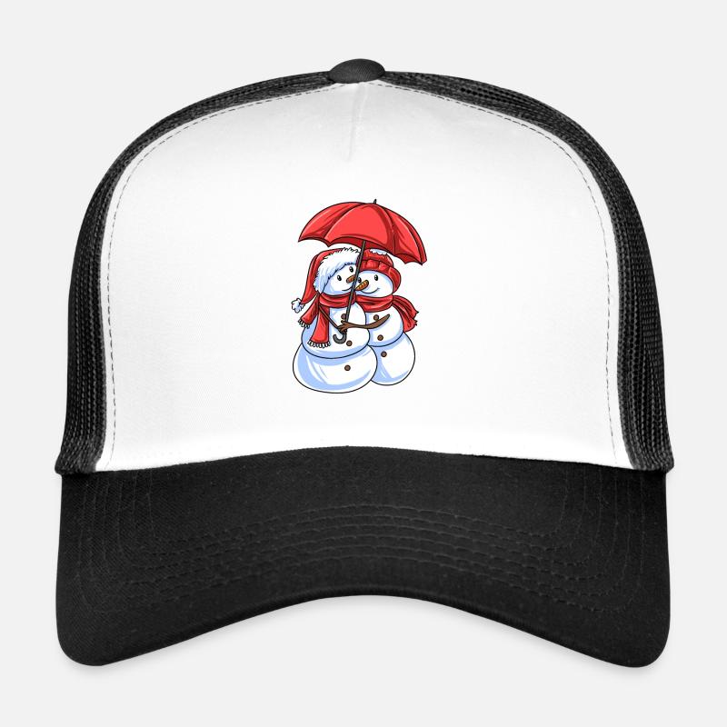 Schneemann Liebe Trucker Cap