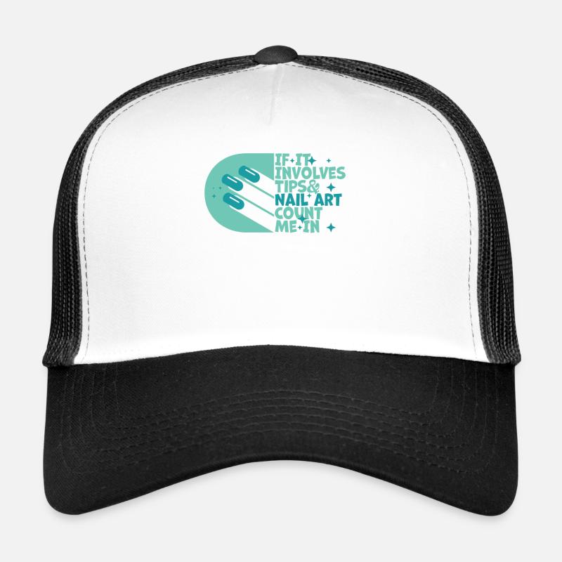 S'il s'agit d'astuces et de Nail Art Nail Designer Casquette trucker 