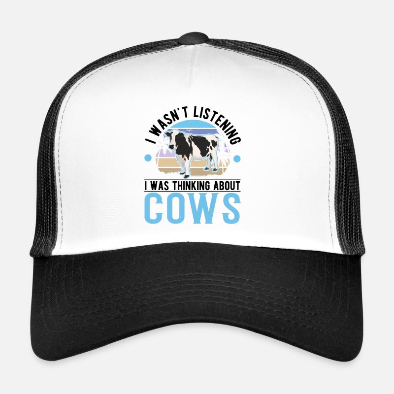 Cow Cattle breeder Farmer Cows Trucker Cap