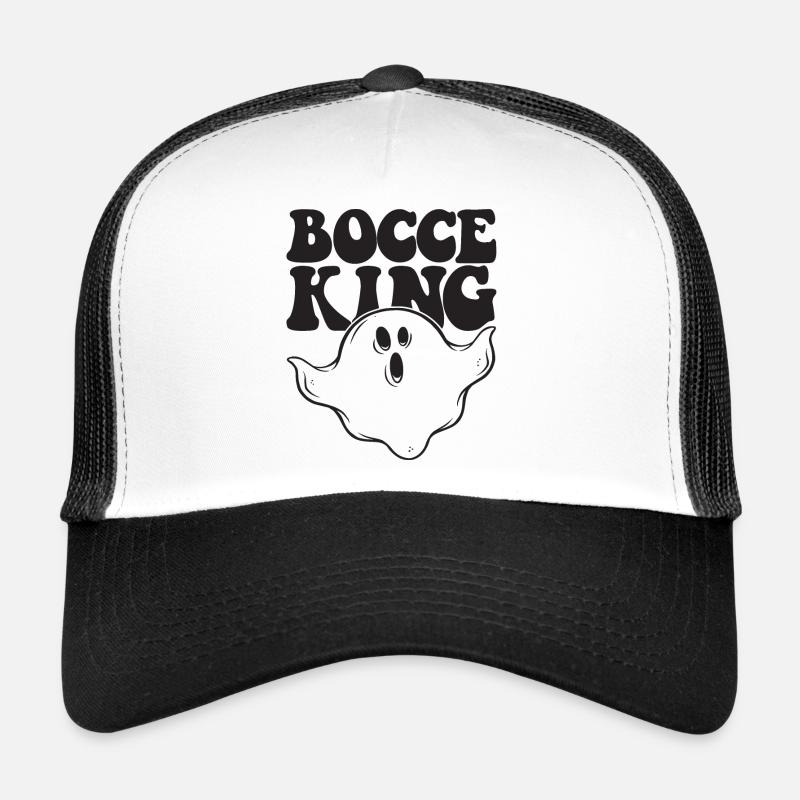 Bocce King Boules Ball Halloween Costume Boule Bocce Trucker Cap