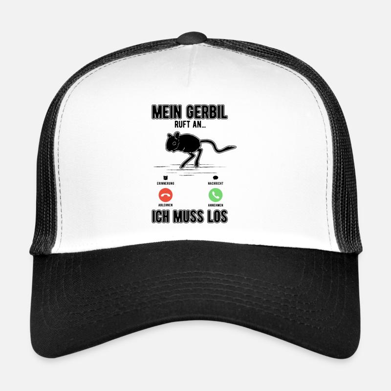 Mein Gerbil ruft an Rennratte Rennmaus Trucker Cap