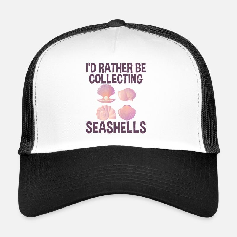 Collect Seashells Shells Collector Trucker Cap