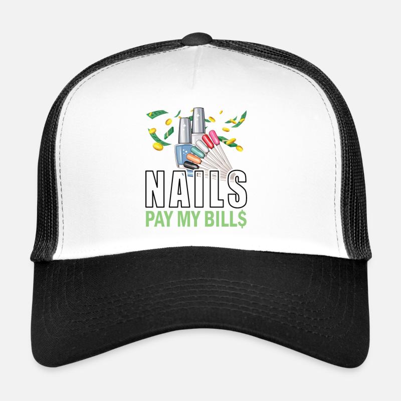 Nails Pay My Bills Manucure Casquette trucker 