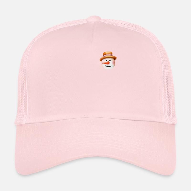 Snowman Vintage Winter Trucker Cap