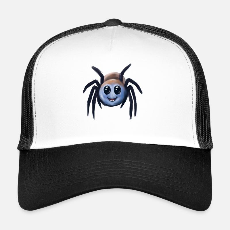 süße kleine Spinne - Trucker Cap - Weiß/Schwarz