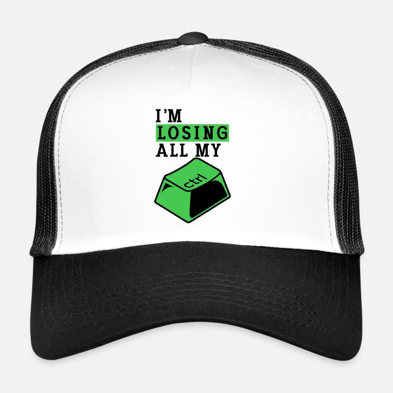 Cybersicherheit Computer Schlüssel Software Trucker Cap