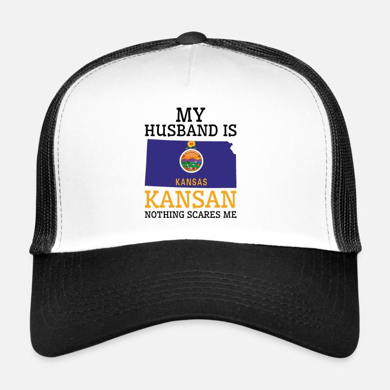 Nichts macht mir Angst Kansan Ehemann Kansas Trucker Cap