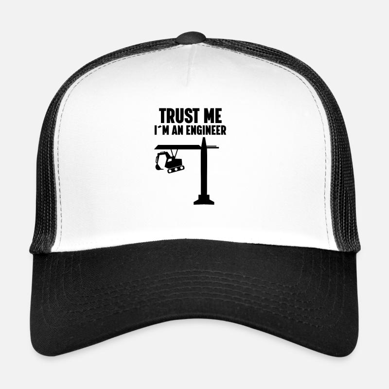 Engineer Mechanical Construction Site Civil Engineer Trucker Cap