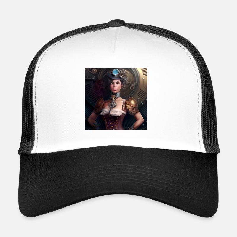 Steampunk Sci-Fi character Trucker Cap