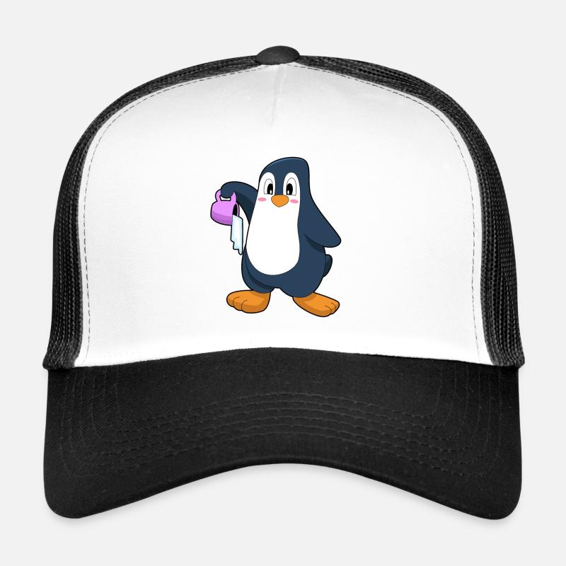 Pinguin Eiskaffee - Trucker Cap - Weiß/Schwarz
