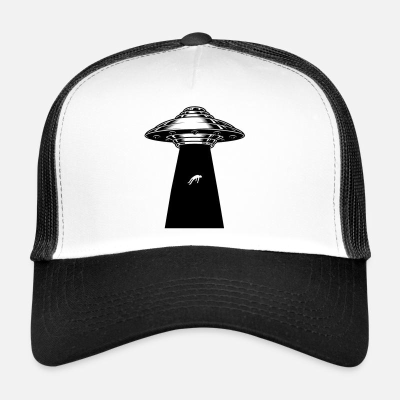 UFO Alien Abduction - Trucker Cap - white/black