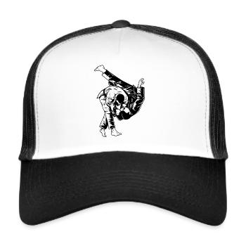 Jiu Jitsu Ju Jitsu - Trucker Cap - white/black - Front