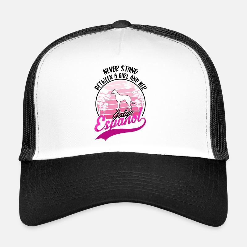 Galgo Espanol Mädchen Spanischer Windhund Galgo Trucker Cap