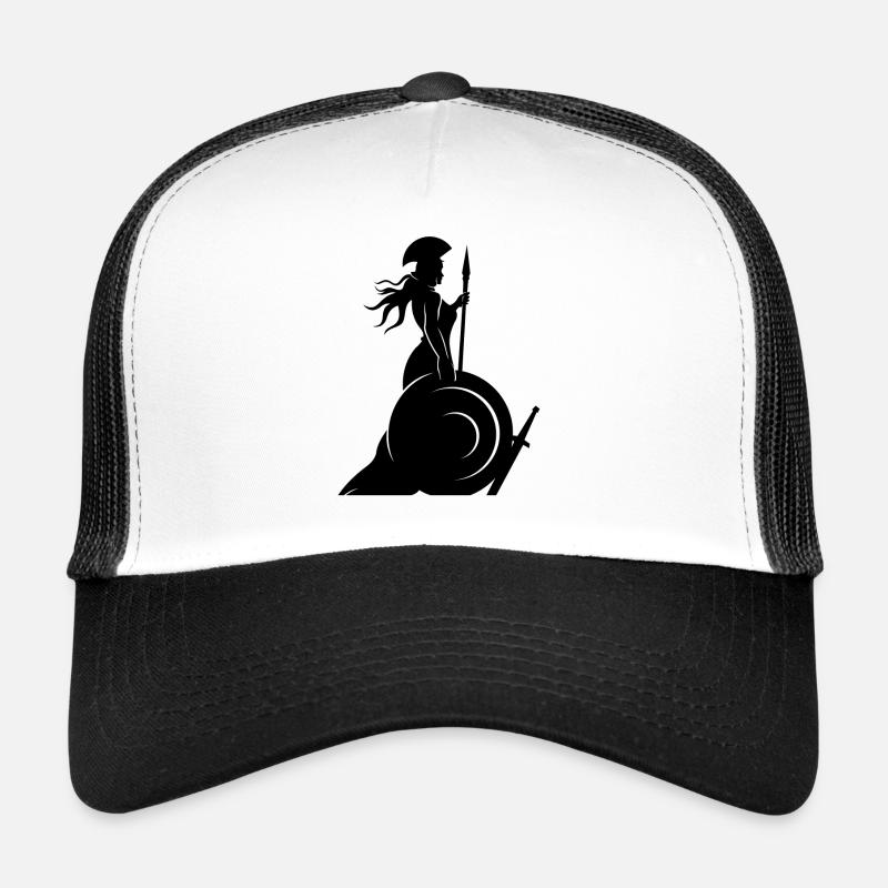 Minerve Déesse grecque Déesse de la Sagesse Casquette trucker 