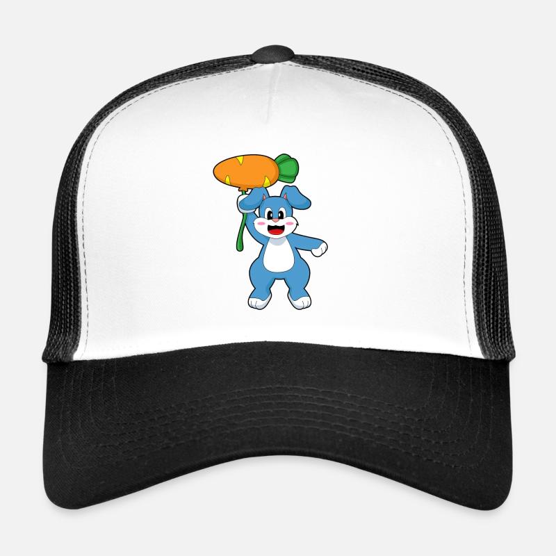 Rabbit Carrot Balloon Trucker Cap