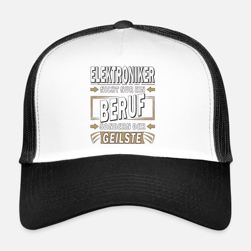 ELEKTRONIKER NICHT NUR EIN BERUF - Trucker Cap - Weiß/Schwarz