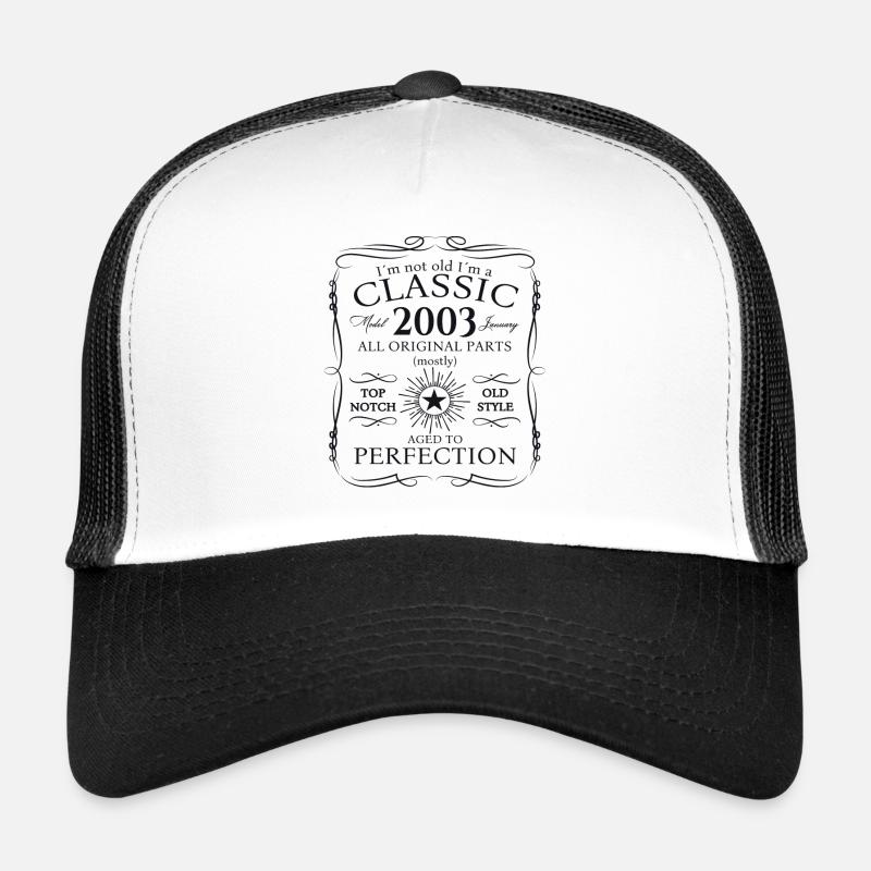 Year 2003 January 20th birthday gift man Trucker Cap
