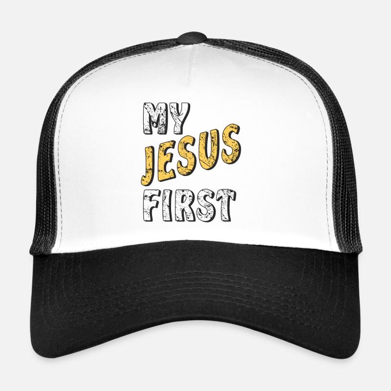MON JÉSUS D’ABORD Casquette trucker 
